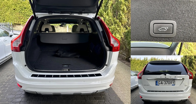 Volvo XC 60 cena 84900 przebieg: 180000, rok produkcji 2016 z Gdynia małe 56